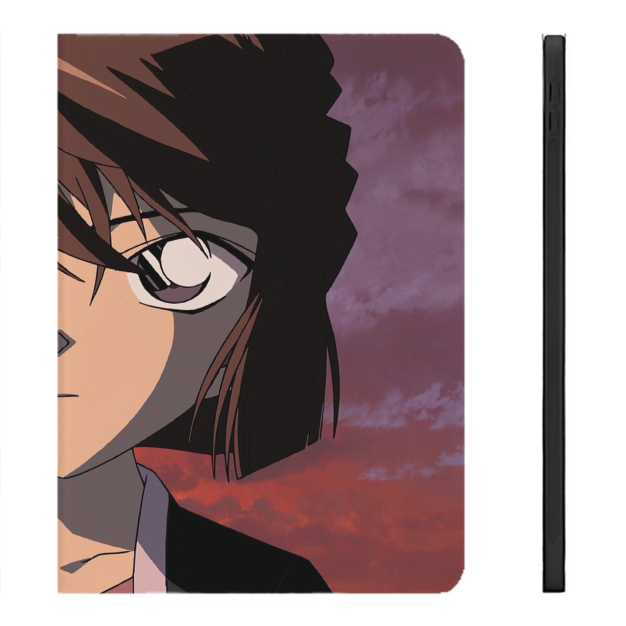 （画像用） 名探偵コナン Detective Conan IPadケース ペンホルダー付き ブックスタイルデザイン